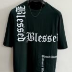 Blessed drop shoulder graphic tshirt