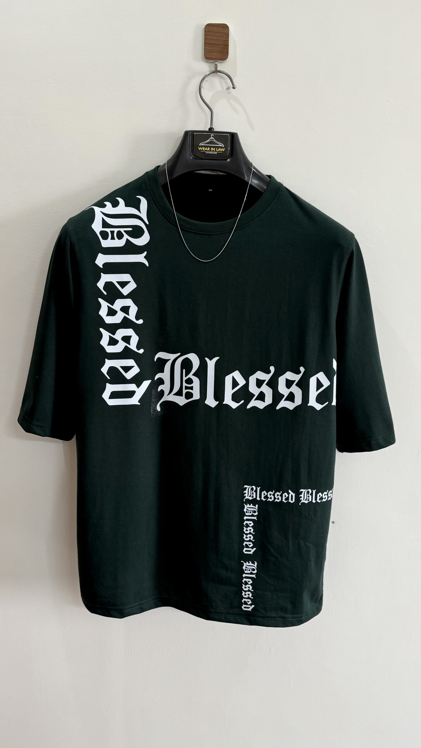 Blessed drop shoulder graphic tshirt