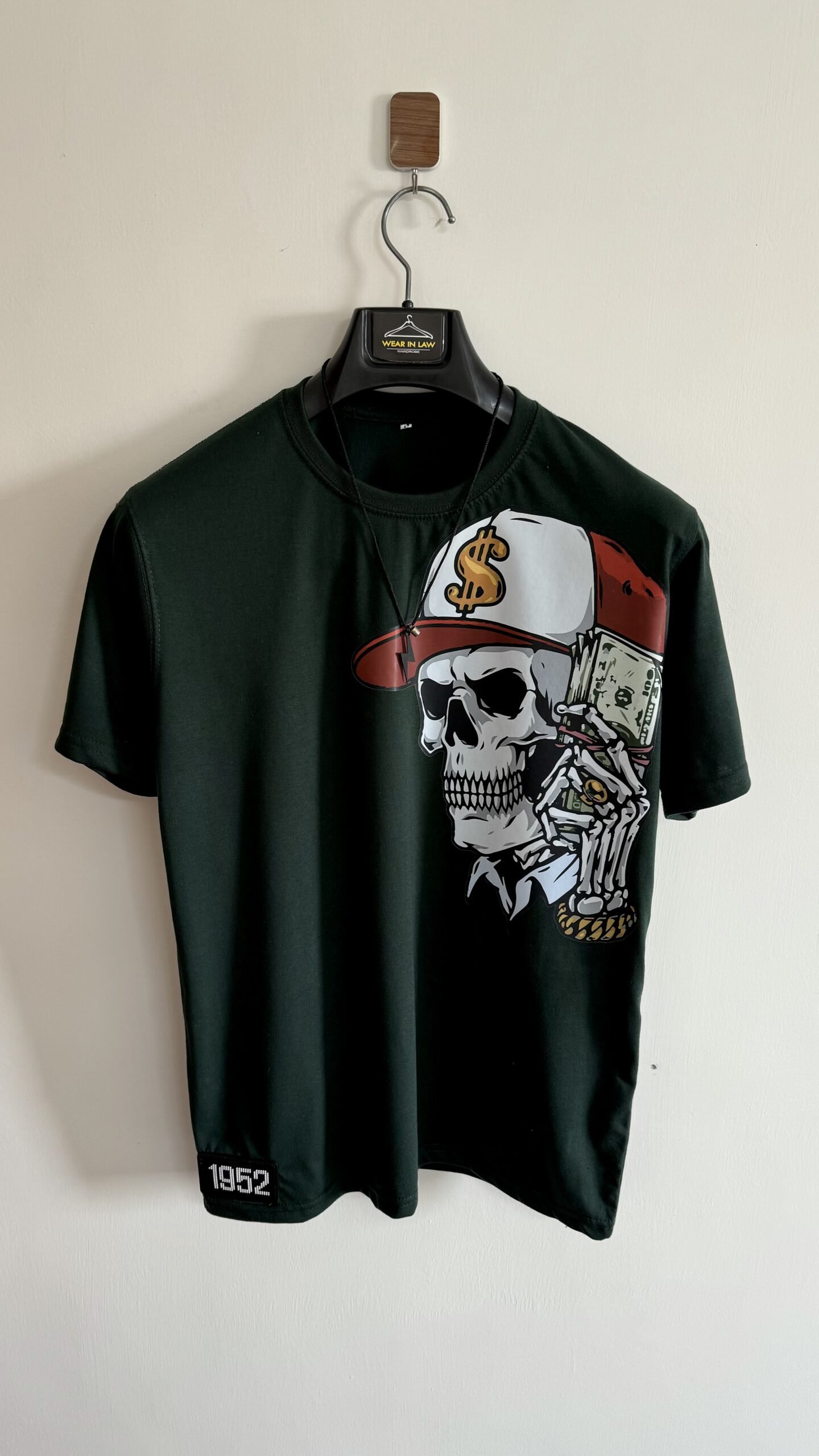 Skull print graphic regular fit Tshirt