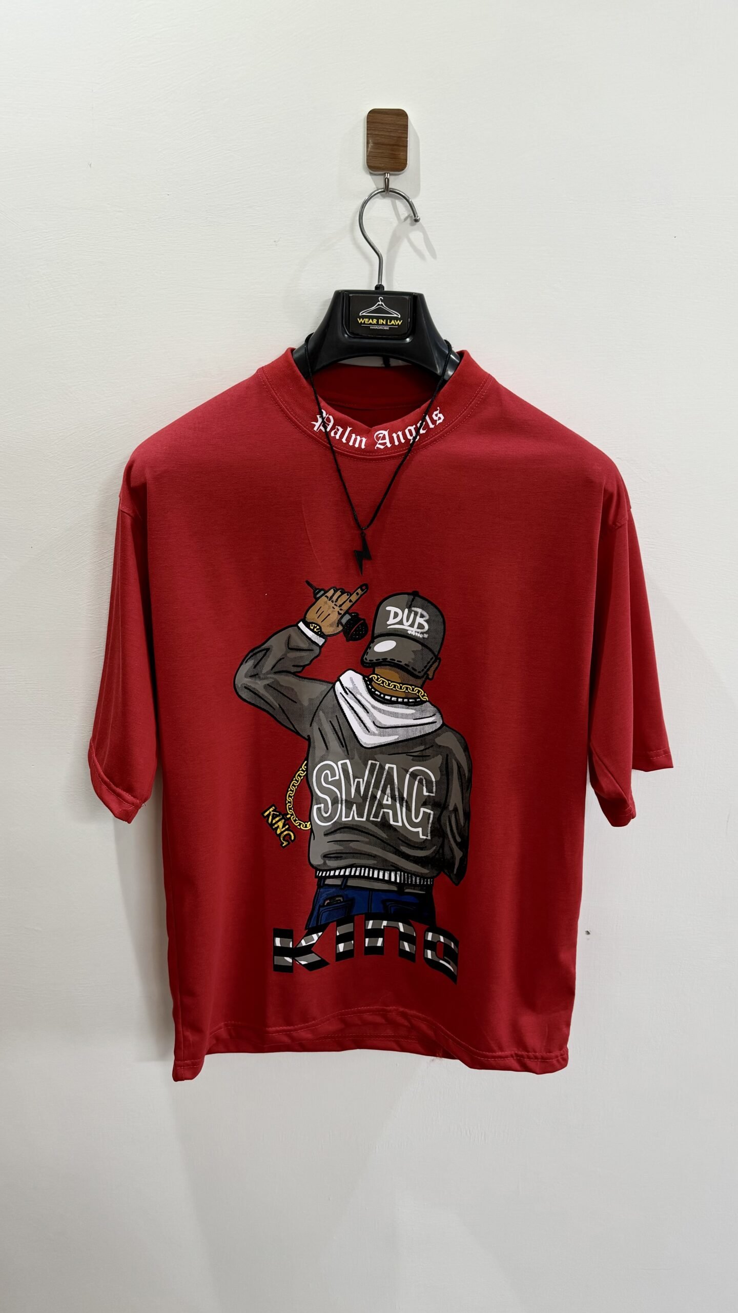 Palm angels swag-man oversize tshirt - Image 3