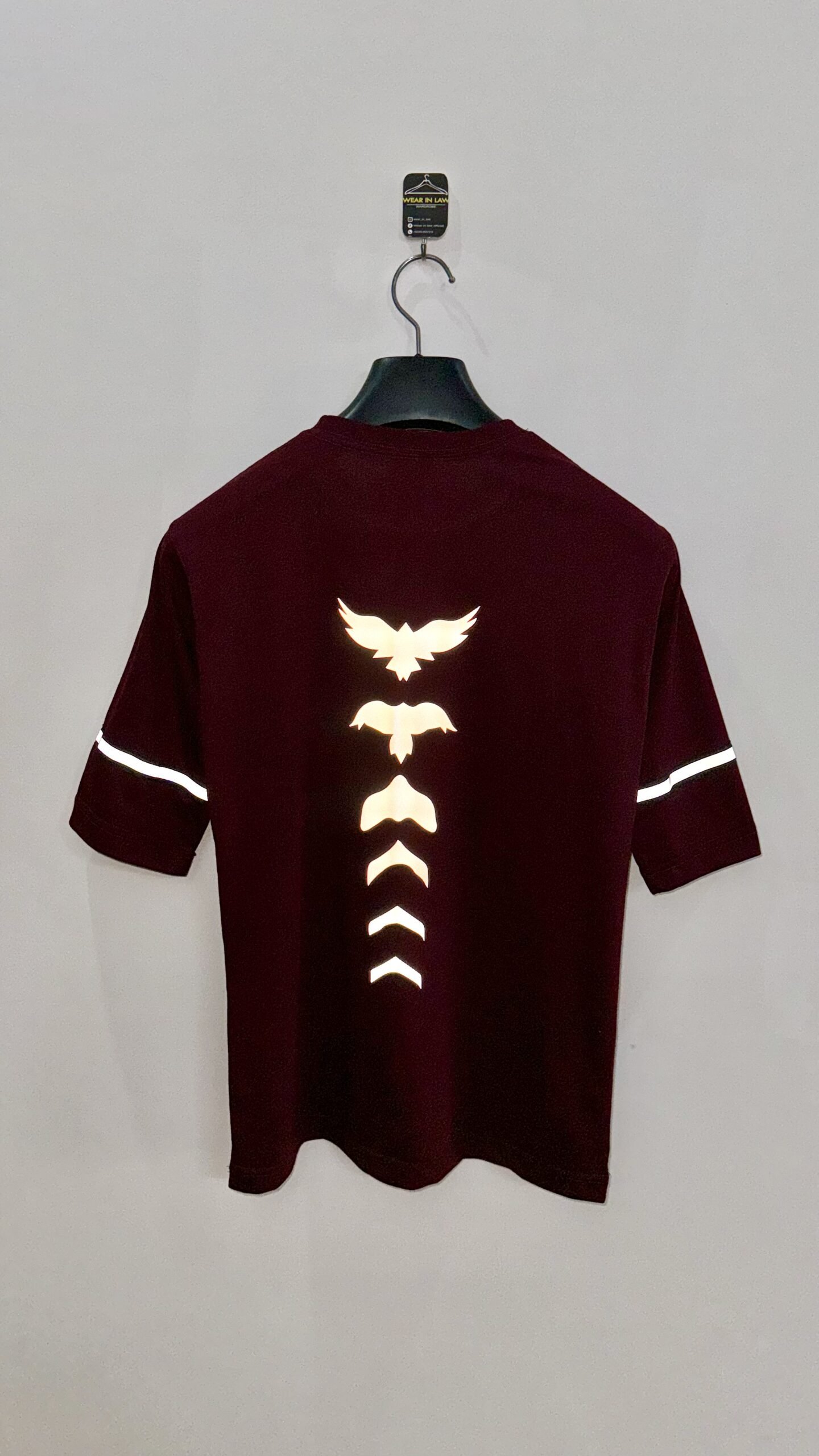 Best is yet to come reflector print oversize tshirt - Image 2
