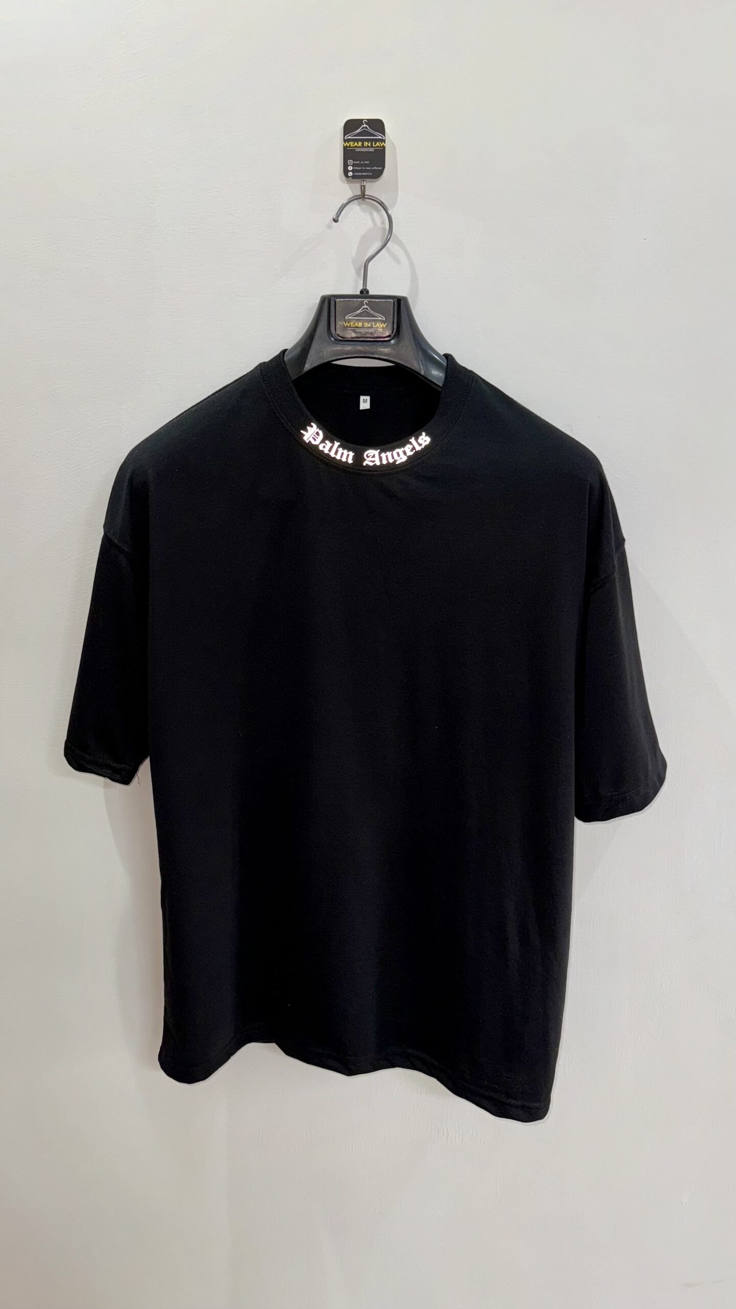 Palm angels reflector print oversize tshirt - Image 4