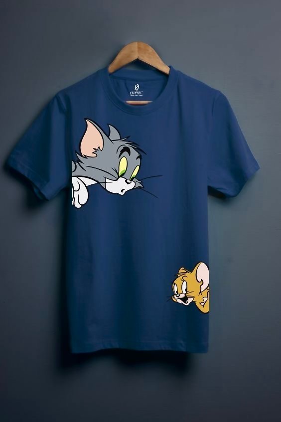 Tom & jerry print graphic tshirt. - Image 2