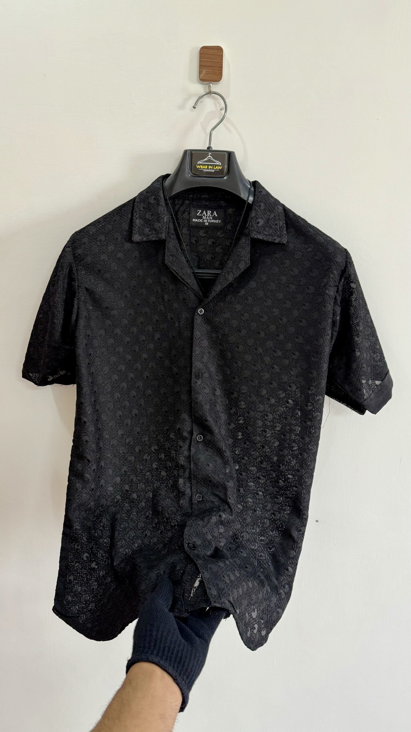 Transparent light weight chickan kari shirt