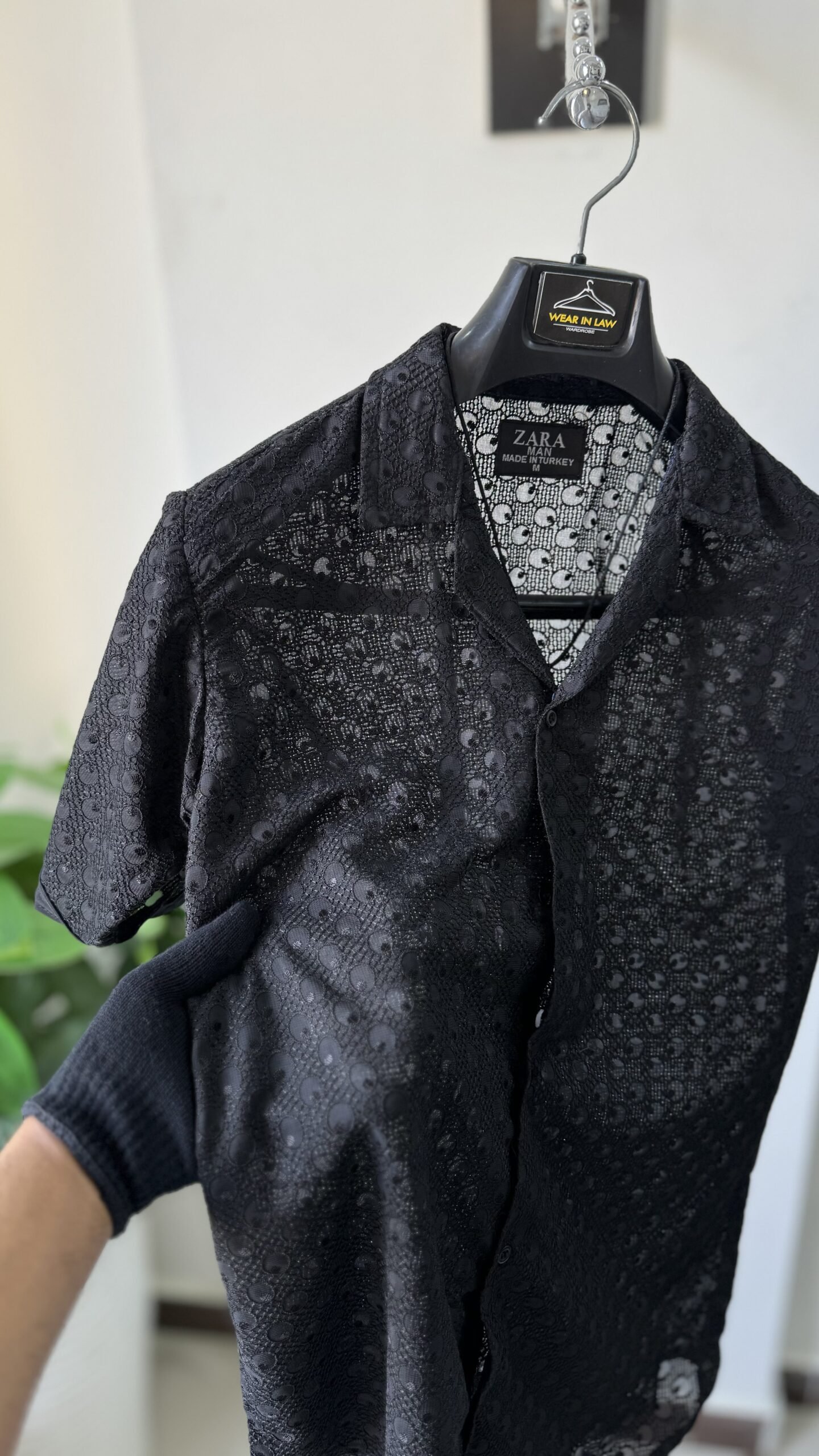 Transparent light weight chickan kari shirt - Image 2