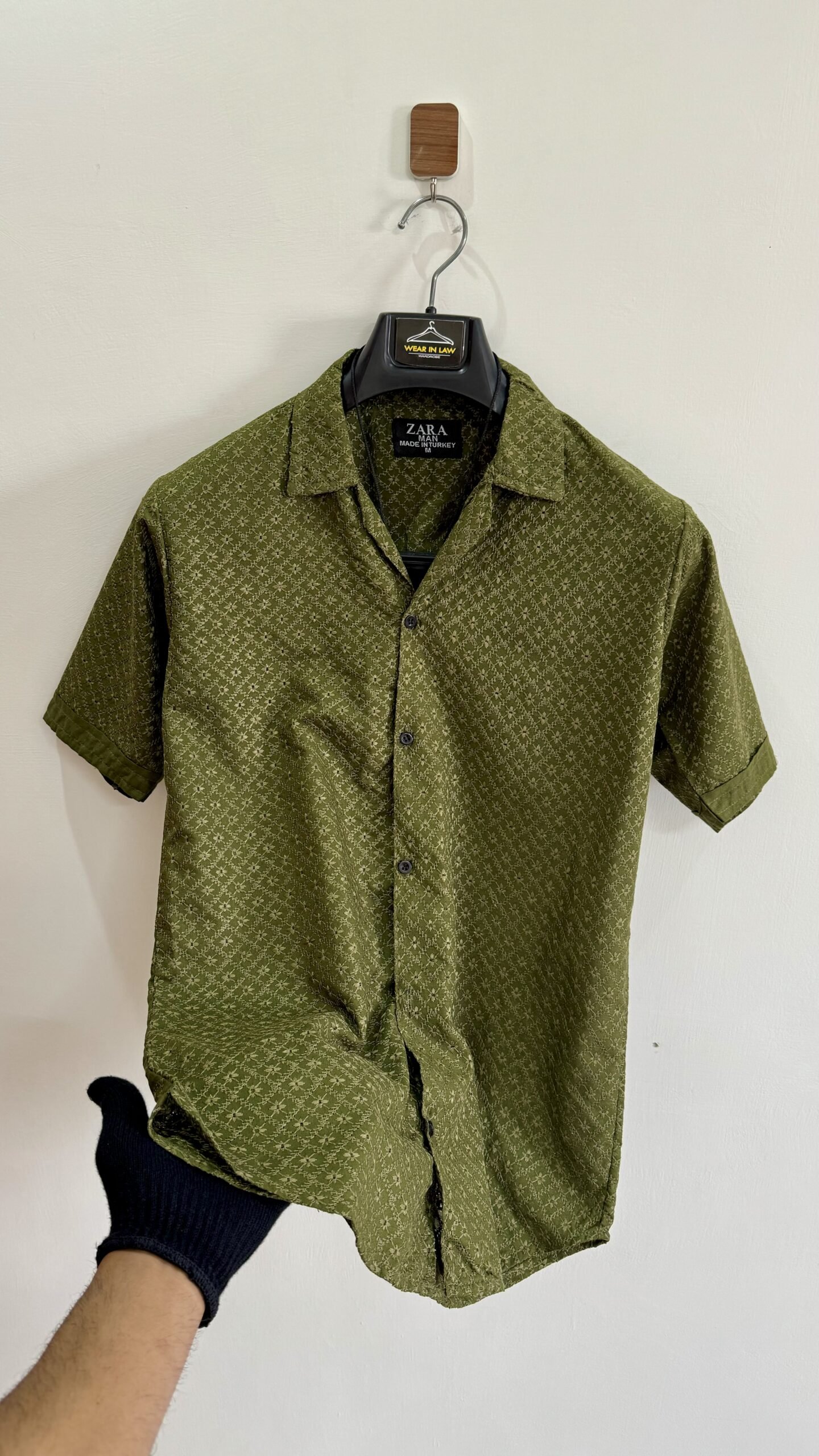 Embossed karhii chickan kari shirt