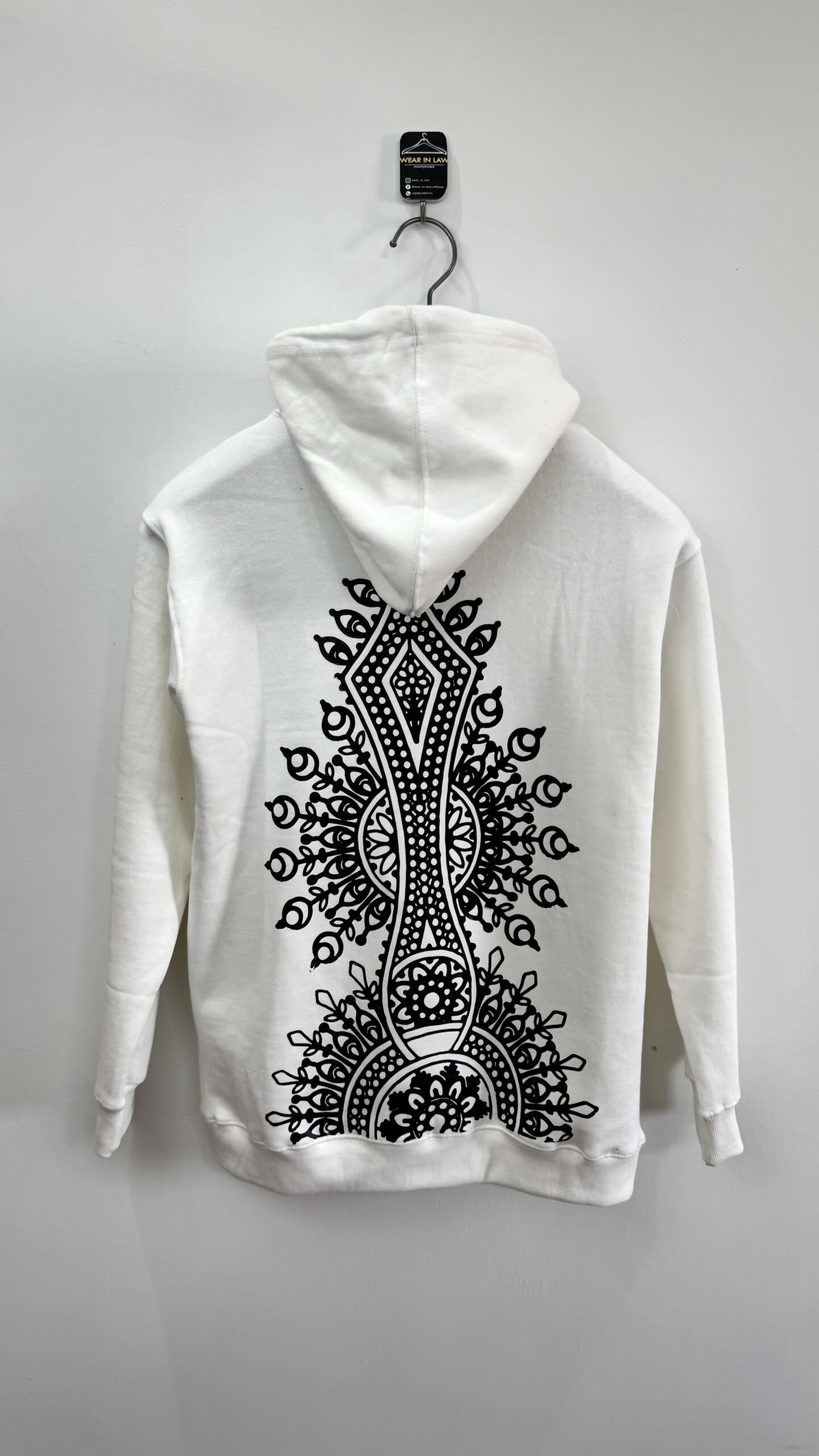 Turkish style graphic pullover hoodie