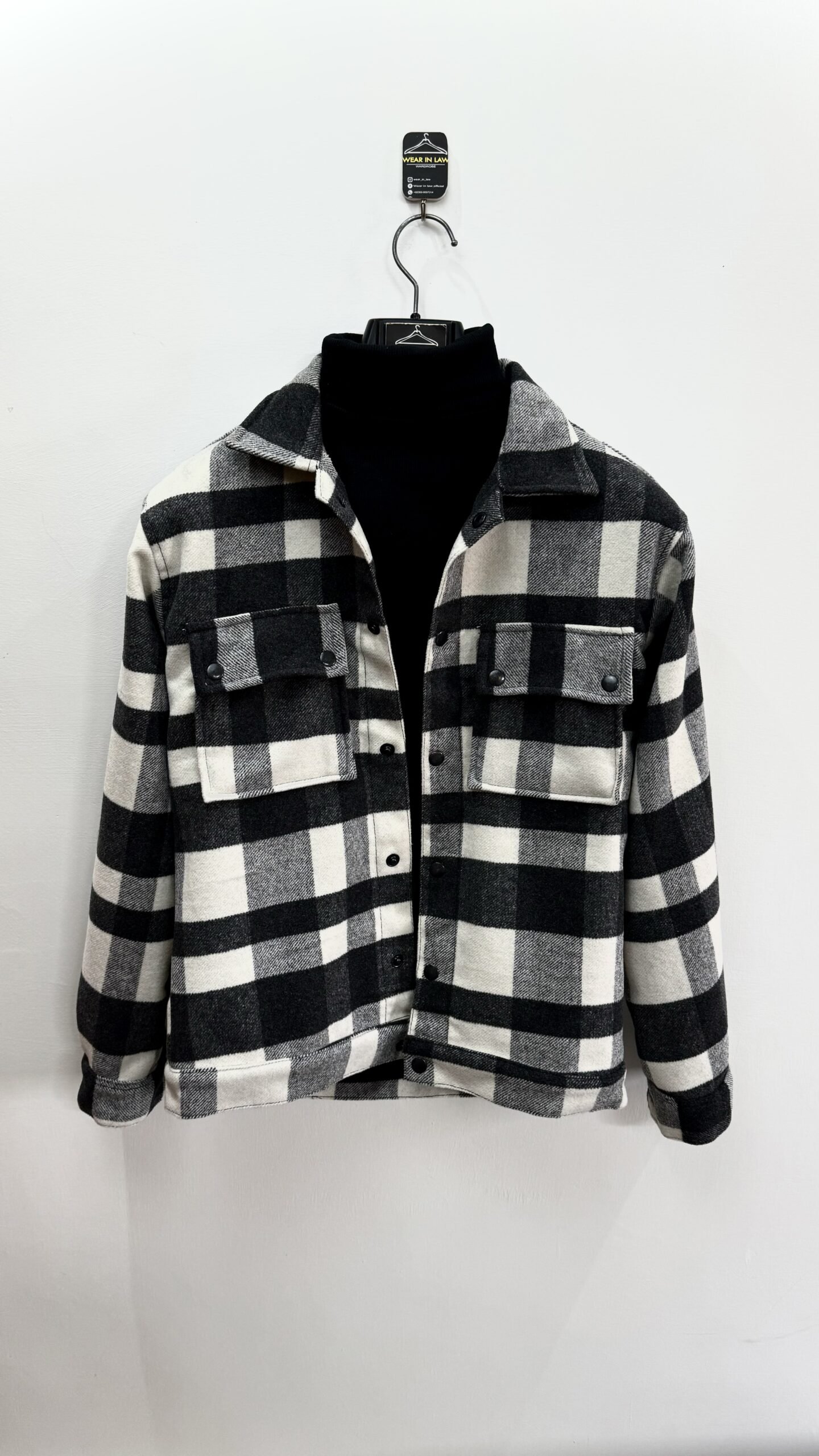 Turkish checked vool jacket