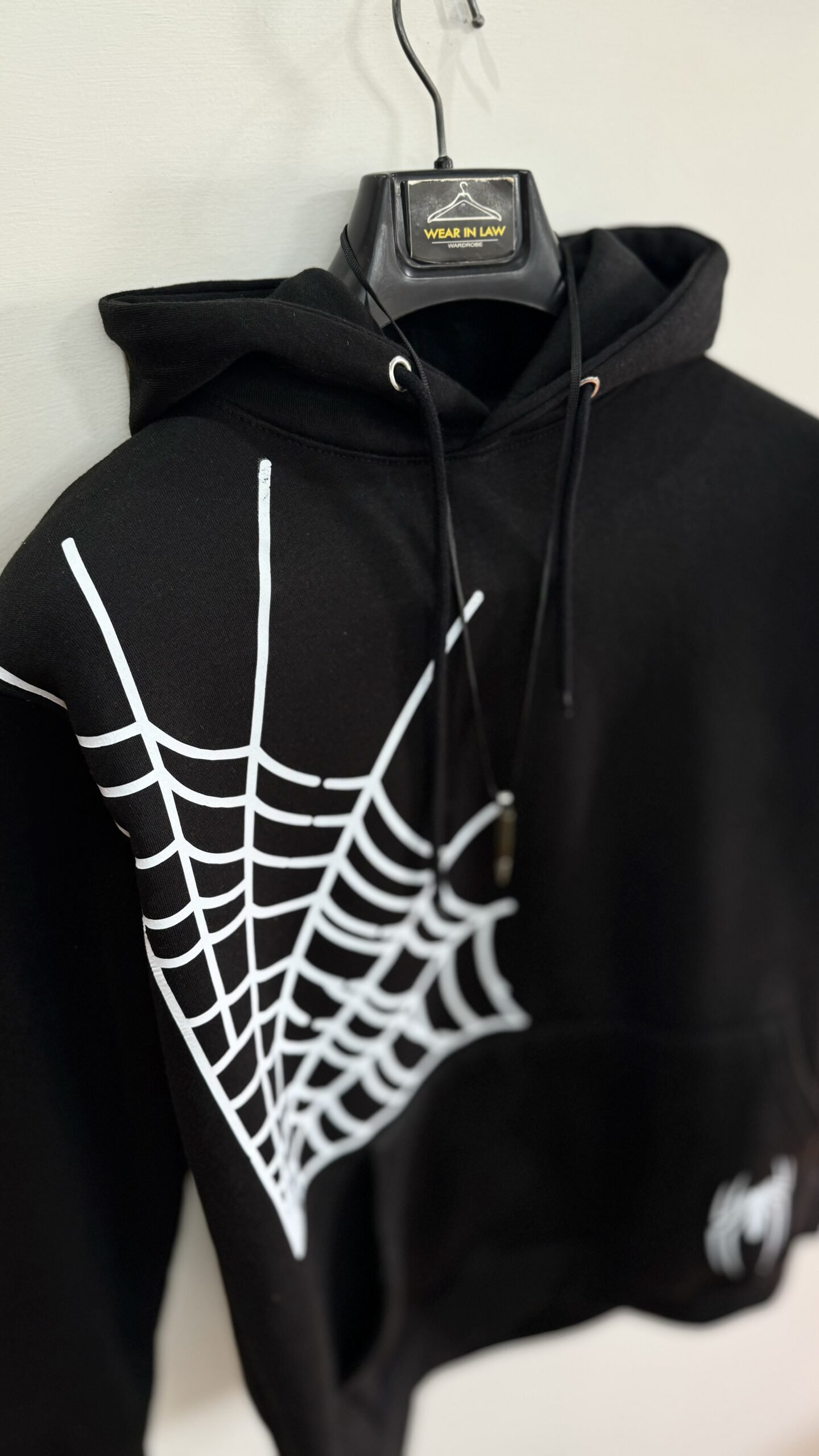 Spider web graphic pullover - Image 2