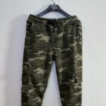 Camouflage zipper pocket trouser