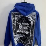 Royal majesty graphic pullover hoodie