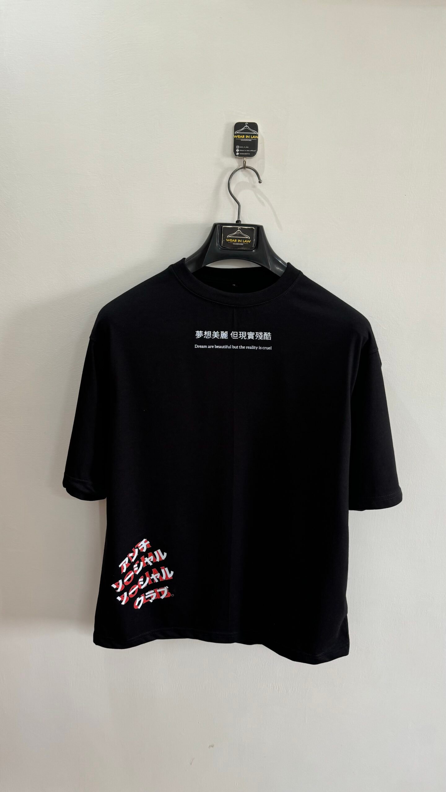 Dragon sword oversized graphic tees - Image 2