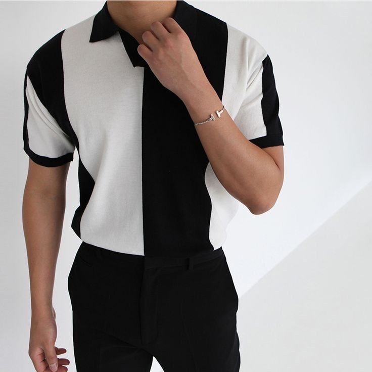 Broad strip old money polo tshirt