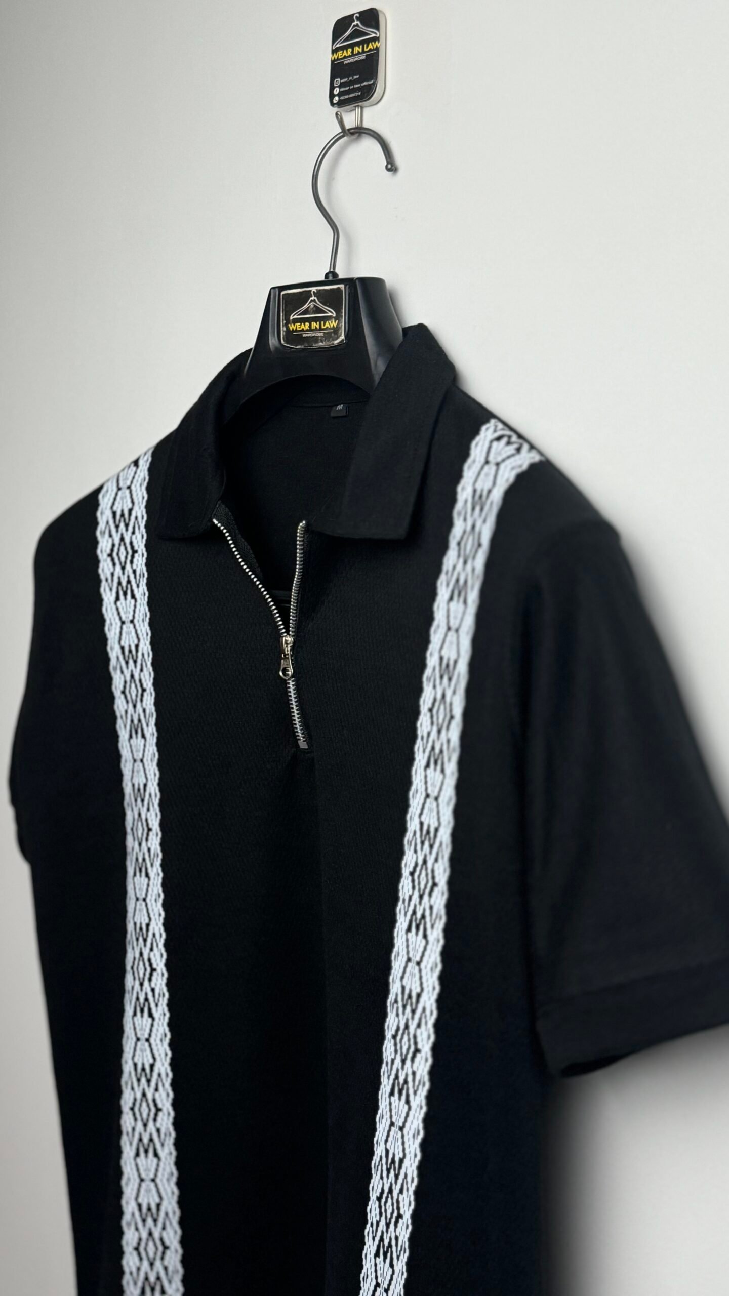 SAMAO STRIP ZIPPER POLO - Image 3