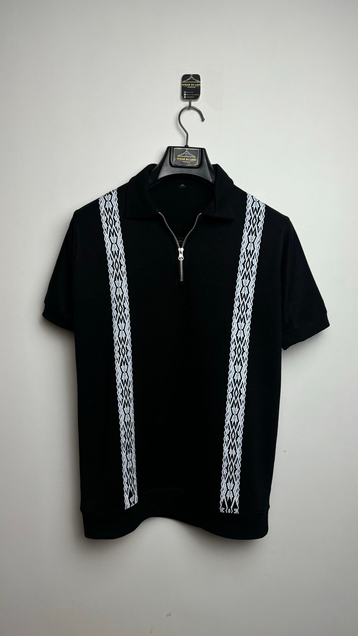 SAMAO STRIP ZIPPER POLO - Image 2
