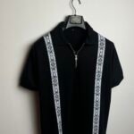 SAMAO STRIP ZIPPER POLO