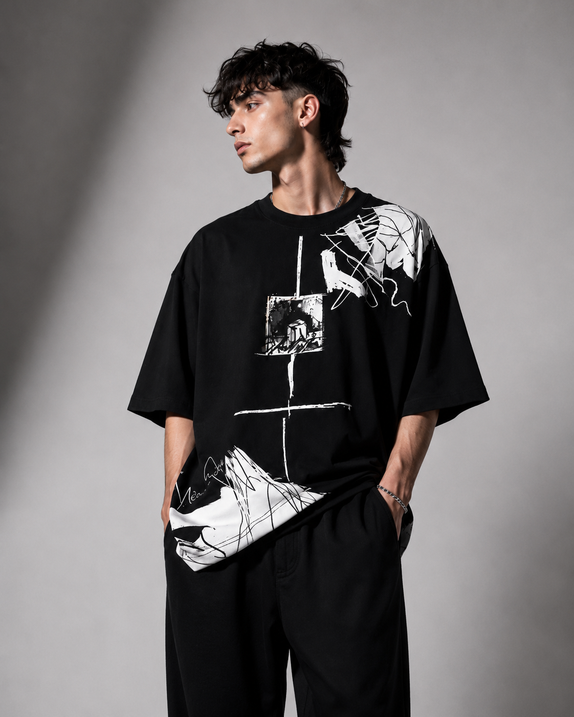 The Scribble Oversize T-shirts