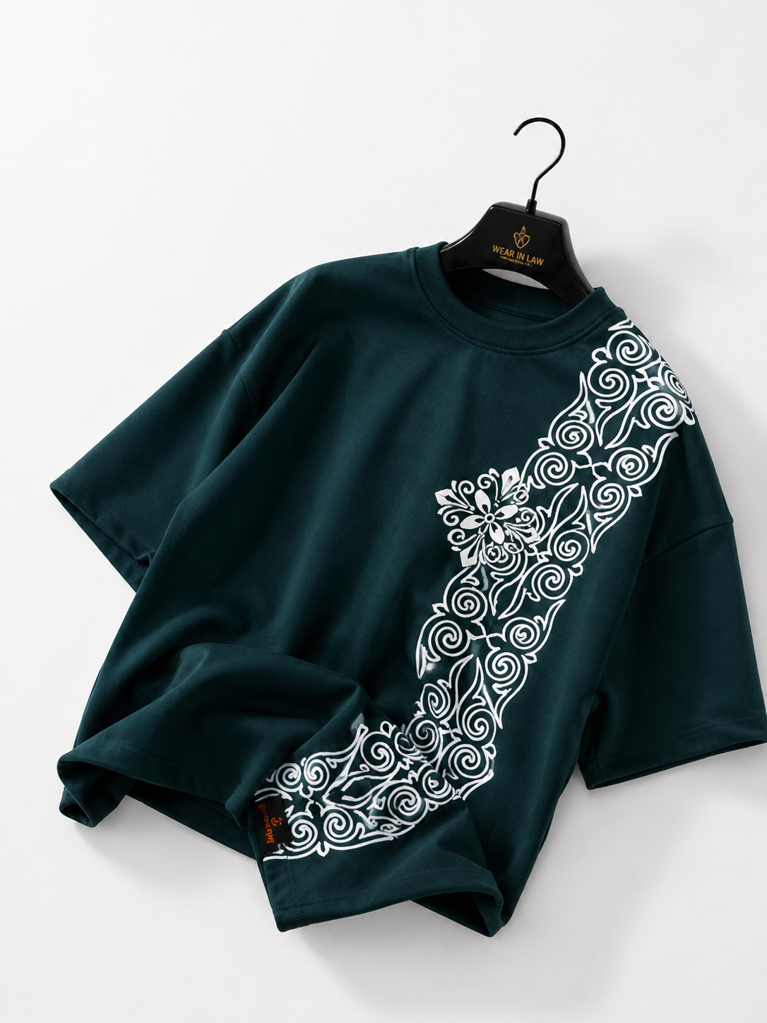 Premium arabic strip oversize t-shirt - Image 4