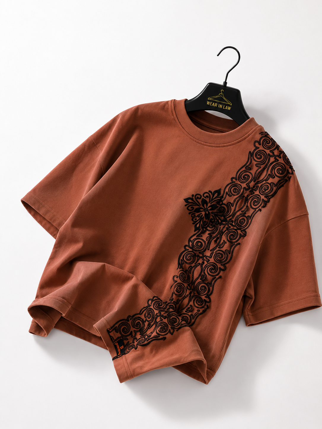 Premium arabic strip oversize t-shirt - Image 5