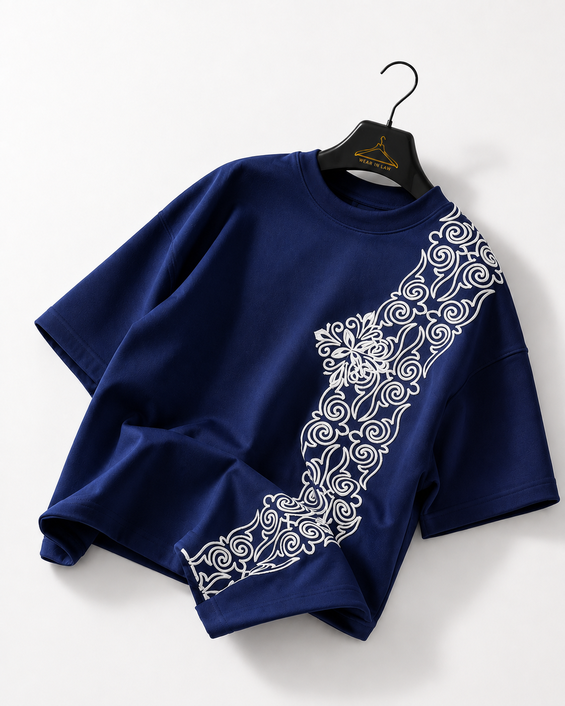 Premium arabic strip oversize t-shirt - Image 3